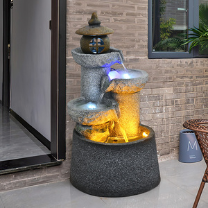 Fortune Landing Feng Shui Fish para fuente de tanque Adornos de resina para sala de estar Patio Agua corriente Modelado Waterscape - Product Image 2