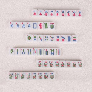 Hot Selling Melamine American Mahjong <b>Set</b> Complete Kit with 8 Jokers Racks <b>Dices</b> Durable &amp; Portable for Home Entertainment - Product Image 3