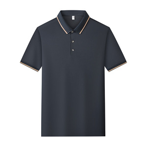 Camiseta Polo Promocional Negra de Manga Corta, Poliéster, Color Sólido, para Uso Diario - Product Image 1