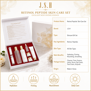 Set di Lusso JSH per la Cura del Viso con Retinolo, Multi-Peptidi e Vitamina C, 11 Pezzi, Crema Anti-Età Idratante Premium - Product Image 6