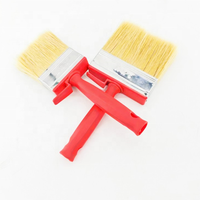 Pinceaux à peinture professionnels de haute qualité avec manche en plastique, pour murs et plafonds, personnalisables, directement de l'usine