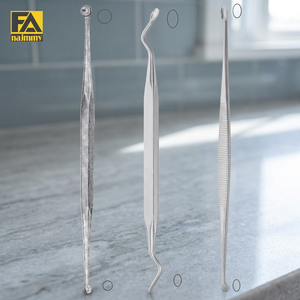 JANSEN CURETTE 16cm Williger Cureta 13,25 cm Doble Extremo Calidad Profesional Lucas Cureta Doble Extremo 18cm 7'' - Product Image 4
