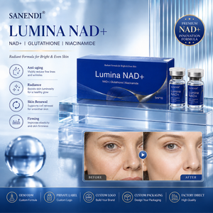 Ampolla SANENDI NAD+ Skin Booster 5ml, Sérum Facial Antienvejecimiento con Ácido Hialurónico y Niacinamida, Marca Privada OEM - Product Image 3