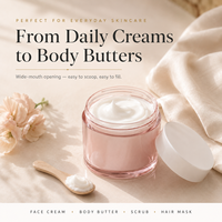 Pot en PET à paroi épaisse PCR Eco 30g/50g, finition givrée minimaliste, pour produits de beauté, marque privée et pot en plastique personnalisé de 50g