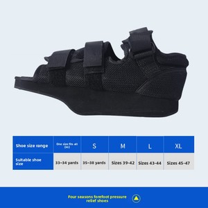 Calzado Ortopédico Postoperatorio para el Cuidado <span class=keywords><strong>de</strong></span> los Pies, Zapatos Ortopédicos con Punta Cuadrada para Pacientes Después <span class=keywords><strong>de</strong></span> una Cirugía - Product Image 4
