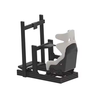 Simulateur de mouvement complet Made in China, cockpit de simulation, rig de course en profilé aluminium 4080