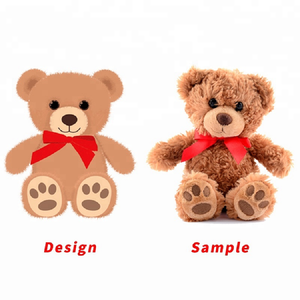 Peluche Personalizzato OEM Curious Bear Ours Cubby, Bambola di Peluche Rick Morty, Giocattolo Morbido in Cotone con Imbottitura in PP, Confezionato in Scatola - Product Image 2