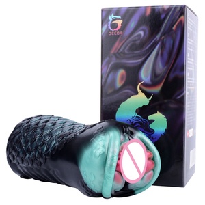 Masturbador Masculino Estilo Serpiente Mamba Negra 2025, Diseño Realista con Escamas, Copa de Masturbación de Silicona Suave para Hombres - Product Image 4