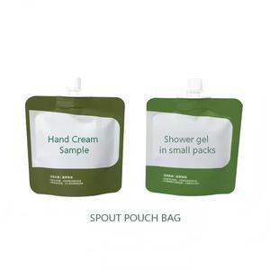 Pochette souple personnalisée imperméable avec bec verseur pour cosmétiques, réutilisable, pour crème pour les mains et gel douche, de Guangzhou - Product Image 1