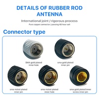Antena externa 4G 2G 3G 4G Router LTE GSM Wlan Ble WiFi 698-2700Mhz LTE GSM/CDMA/Antena aérea de alta ganancia 4g antena
