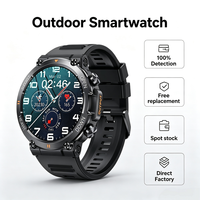 2026 K56 PRO Men Smart Watch 1.39 Inch Full Touch Screen Outdoor Sports Tracker BT Call Dafit App Support Custom Logo Available