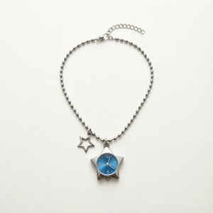 Collar con Colgante de Estrella Estilo Coreano para Mujer, Esfera Azul, Cadena para Clavícula, Accesorio de Moda - Product Image 2