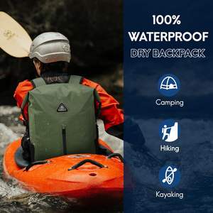 Free sample Oxford Waterproof Polyester Customized Roll-Top Computer <b>Backpack</b> with a Large Capacity for <b>Business</b> School - Product Image 6