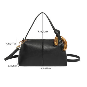 2026 Yeni Moda Yumuşak PU Bayan El Çantaları Kadınlar İçin Vintage Taşınabilir Çapraz Askılı Omuz Çantası Trend Günlük Küçük Kadın Çantaları - Product Image 6