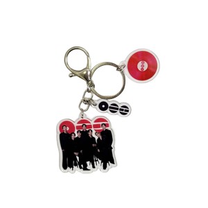 Llavero acrílico con foto de ídolo Kpop, colgante decorativo para bolso con diseño de disco de vinilo, regalo coleccionable para fans de álbumes, venta al por mayor - Product Image 6