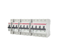 Disjoncteur miniature DAB7-63 4P fabriqué en Chine pour 250V, capacité de coupure nominale de 4,5KA