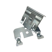 Clips métalliques personnalisés fabriqués en Chine, service de traitement de tôle en acier inoxydable personnalisé, revêtement noir