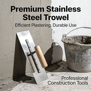 Painter's Trowel Scraper Stainless Steel Plastering Trowel Putty Scraping Trowel - Product Image 6