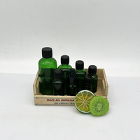 Bouteilles d'huile essentielle en verre vert vides de 30 ml, 50 ml, 100 ml avec bouchon à vis et compte-gouttes pour cosmétiques et huiles d'aromathérapie