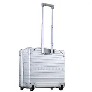 Customized aluminum 20inc hard electronic equipment case with insert briefcase Flight bag for men aluminum alloy storage case