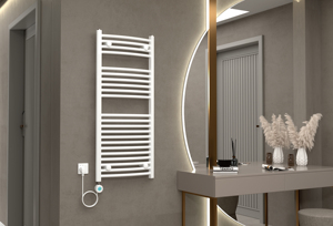 AVONFLOW porte-serviettes chauffant mural salle de bain <span class=keywords><strong>radiateur</strong></span> sèche-serviettes électrique de haute qualité - Product Image 4