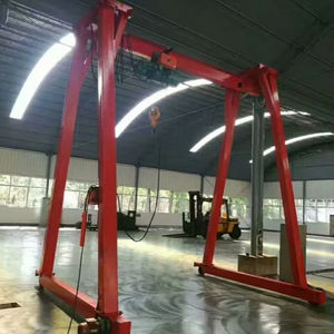 Pont roulant à portique réglable pour un espace de travail flexible, montage facile, pont roulant mobile avec roues en caoutchouc pivotantes à 360 degrés - Product Image 1