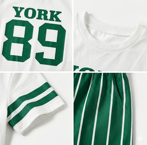 Conjunto de Ropa Infantil de Verano para Niños de 3 a 6 Años, Estilo Retro con Letras, Colores Variados, Inventario Nuevo, Envío Aleatorio - Product Image 4