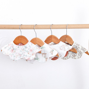 Babero <span class=keywords><strong>de</strong></span> Muselina para Bebé, Absorbente, Suave, <span class=keywords><strong>de</strong></span> Gran Tamaño, Nuevo Diseño, Toalla <span class=keywords><strong>de</strong></span> Saliva <span class=keywords><strong>de</strong></span> 6 Capas, Ecológico, con Borde Festoneado - Product Image 4