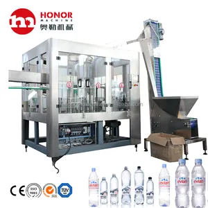 3 in 1 Automatic Production Plant Line Bottle Capping Packing Mineral pure water bottle filling machine