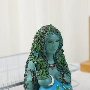 Terre Mère Déesse Art Decor Artisanat Résine Plastique avec Motif Animal pour la Décoration Intérieure - Product Image 4