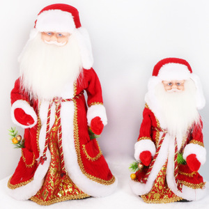 Muñeca Eléctrica Rusa, Juguete Musical de la Doncella de las Nieves y Papá Noel, Adornos Navideños para Decoración Festiva del Hogar - Product Image 1