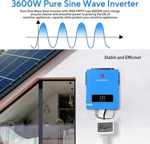 SUMRY 3,6kW 110V 120V Solar Inverter 24VDC/48VDC 50Hz Dubbele Uitgang Hybride Inverter - Product Image 5