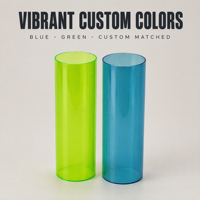 Tuyau en PVC transparent durable de taille personnalisée, extrusion plastique, fabrication chinoise, plastique polycarbonate transparent