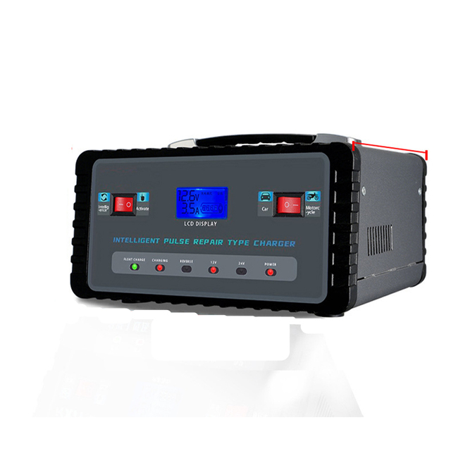 Car Battery Charger 12V24V Intelligent Pulse Repair Type Fully Automatic Charger for Motorcycle Batteries