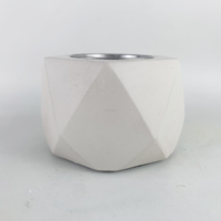 Prix d'usine Cheminée de table en béton gris, ciment, brûleur de foyer à l'éthanol