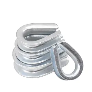 Galvanized Steel Heavy Duty G411 Wire Rope Thimble