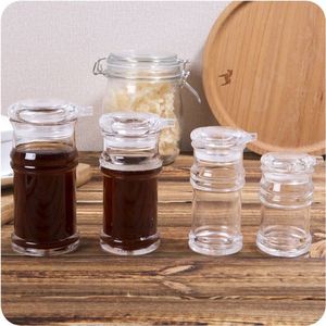Transparent Condiment Set With Vinegar Bottle Chili Oil Jar And Toothpick Holder For Kitchen <b>Storage</b> <b>Tray</b> Oval Shape - Product Image 2