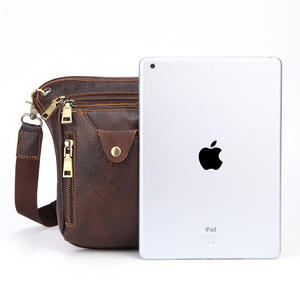 <span class=keywords><strong>Marsupio</strong></span> da Moto in Vera <span class=keywords><strong>Pelle</strong></span> di Alta Qualità, Borsa da Gamba per Uomo e Donna - Product Image 6