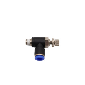 Conector Neumático Industrial <span class=keywords><strong>Airmax</strong></span> SL, Controlador de Velocidad de Tuberías, Conexión Rápida de 6mm a Rosca Macho de 3/8" - Product Image 4