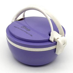 Boîte à lunch bento portable isotherme en plastique à clipser pour enfants, motif dessin animé, idéale pour le bureau et les sorties - Product Image 2