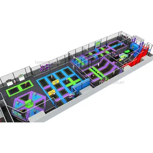 China fábrica grande comercial diversões Playground salto interior trampolim parque equipamentos para crianças