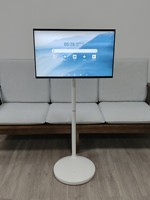 Televisor Inteligente Portátil BQKK de 23.8, 27 y 32 Pulgadas con Ruedas, Pantalla LCD Interactiva Táctil Inalámbrica Móvil Recargable con Android