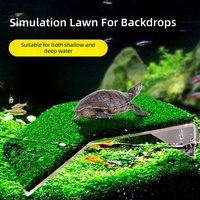 Plateforme de repos et de bain de soleil pour tortues, en herbe synthétique, rampe d'accès pour tortues, échelle d'escalade pour tortues de pelouse, terrasse pour reptiles, grenouilles et tortues aquatiques