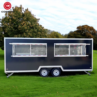 Cogsun remorque de camion alimentaire personnalisable avec chariot à hot-dog fenêtre de concession d'équipement de vente de crème glacée
