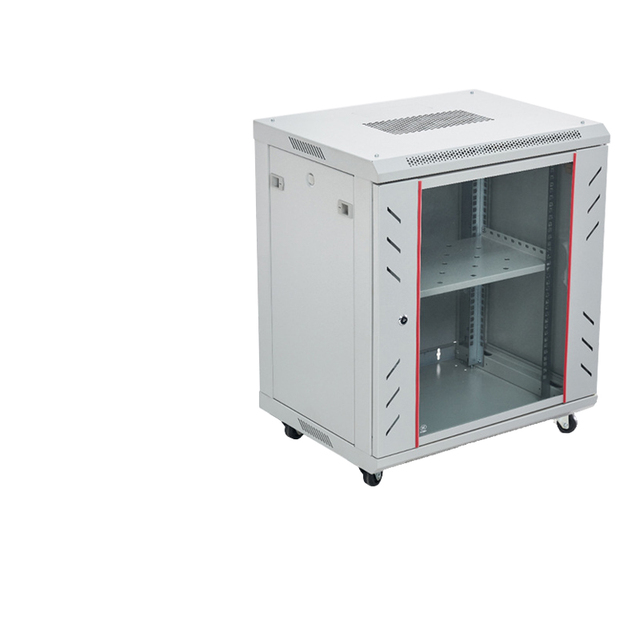 Customized 19 Inch Steel Server Rack Wall Mounted Easy to Assemble-Small Network Switch Cabinet 4U 12U 15U Capacity Data Centers