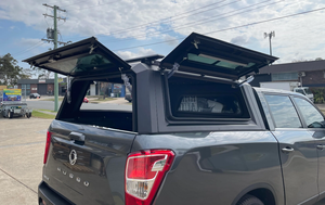 Capuchons de lit de camionnette Toyota Hilux Imperméable à l'eau sur mesure Pickup Hard Top Canopy Camper <span class=keywords><strong>Hardtop</strong></span> pour Ssangyong Musso - Product Image 4