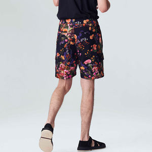 Custom Men's Surf Board Shorts 4 Way Stretch Performance Swim <b>Trunks</b> Printed Hawaiian Print With Pocket Beach Polyester Spandex - Product Image 3