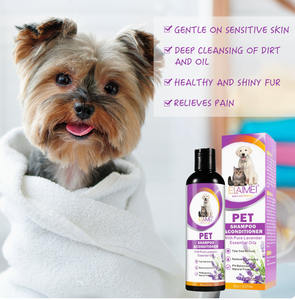 Shampoo <span class=keywords><strong>anti</strong></span>-puces et <span class=keywords><strong>anti</strong></span>-tiques ELAIMEI pour animaux de compagnie, shampooing professionnel sûr, naturel, biologique, végétalien pour chats et chiens, <span class=keywords><strong>anti</strong></span>-démangeaisons - Product Image 5