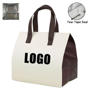 Sac isotherme réutilisable en non-tissé laminé, écologique et imperméable, pour vente en gros de bubble tea - Product Image 1
