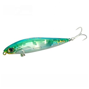 Leurres de pêche durs personnalisés 85mm/12g 100mm/16g, avec <span class=keywords><strong>lame</strong></span> flash, à coulée lente, appâts artificiels, leurres crayon - Product Image 6